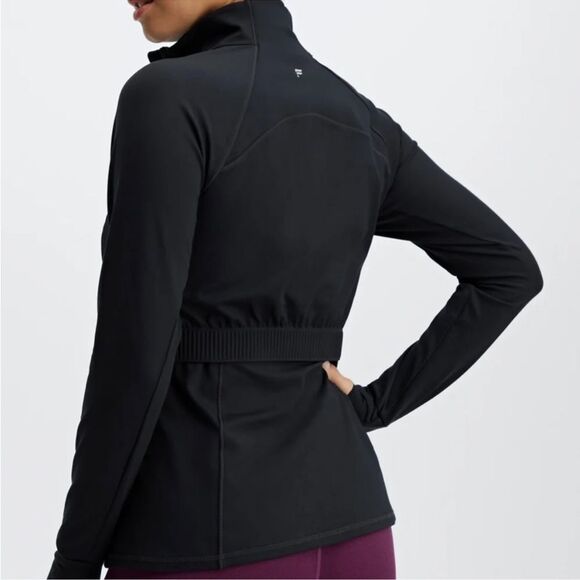 FABLETICS- Women’s Black Zip Front Trinity Performance Running Jacket, Size XL - Picture 6 of 13